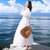 2018夏季新款女装收腰白色雪纺连衣裙长裙波西米亚海边度假沙滩裙(白色XZ17B77)(L)第3张高清大图