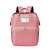 TP妈咪双肩包多功能折叠式防泼水外出母婴包尿布包双肩背包TP2031(红米蓝)第5张高清大图