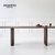 北欧简约家用餐桌椅大小户型全实木书桌 橡木桌子现代长方形工作台(橡木原木色220x95x75)第3张高清大图