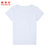 NEW BOLUNE/新百短袖T恤女款圆领上衣夏季百搭(白色 L)第2张高清大图