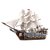 积木黑珍珠号加勒比海盗船拼装拼插礼物海牛号安妮女王号帝国战舰复仇女王号库克号(帝国战舰22001)第4张高清大图