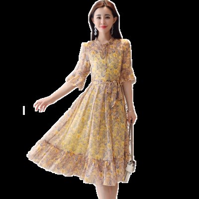 女装2018新款潮 夏装18-25岁20夏季长裙气质