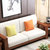 夏树 新中式客厅实木沙发 M9908(胡桃色 单人位+双人位+三人位+长方茶几)第4张高清大图