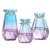 北欧创意玻璃花瓶透明水培绿萝植物玻璃花瓶家用插花客厅装饰摆件(15新诺透明（3个） 大)第5张高清大图