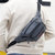 一匠一品YI JIANG YI PIN 时尚潮流腰包运动防水斜挎包户外男士胸包多功能手机包(黑色)第5张高清大图