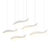 美吉特 创意吊顶灯具北欧简易鱼线吊灯餐厅咖啡吧台鱼形创意双色变光遥控 简约现代鱼线吊灯DG1755(5头吊灯 调光+遥控)第4张高清大图