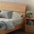 A家 北欧双人床板式单人床现代简约1.5米1.8米高箱储物床主卧卧室家具 Y3A0125(1.8米框架床 床)第3张高清大图