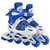 乐士（ENPEX）铠甲勇士 直排PU单轮闪光轮滑鞋 KJ-337(蓝色S)第2张高清大图