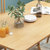 恒兴达 北欧纯实木餐桌椅组合 现代简约长方形全实木餐桌吃饭圆桌子小户型(拐脚-1.2米原木色 一桌六椅)第4张高清大图