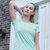 赛丹狐女速干圆领短袖T恤2021夏季新款网眼透气弹力快干短袖上衣SX6645(藏蓝 XL)第6张高清大图
