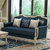 卡富丹 美式实木沙发欧式沙发组合 皮布沙发真皮沙发(全实木真皮沙发 单位+三位)第4张高清大图