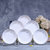 6只装盘子菜盘圆盘家用可微波餐具套装陶瓷骨瓷白瓷盘子中式餐具(粉黛佳人7/8英寸各3个)第2张高清大图
