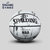 SPALDING官方旗舰店大理石黑/白印花系列 室外橡胶篮球(83-635Y 7)第4张高清大图