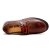 Joyson久绅男式系带百搭商务休闲皮鞋GM1201(棕色 38码)第4张高清大图