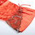 喜芬妮春秋款丝质长袖性感蕾丝花边女式睡衣家居服三件套(1531棕红 XL)第4张高清大图