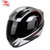 永恒头盔摩托车头盔跑盔赛车盔全盔YH-991(黑银死神 L码)第5张高清大图