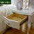 卡富丹 欧式床头柜白色简约储物柜英式复古床边柜 卧室组合家具G902(白色 双抽床头柜*2)第4张高清大图
