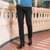 爱登堡2021新款男装裤子男直筒休闲裤男西裤男士弹力休闲长裤(黑色 34)第8张高清大图