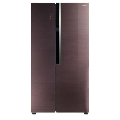 容声(Ronshen) BCD-629WKS1HPGA  629立升 对开门 冰箱 时尚外观 光印棕