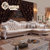 拉斐曼尼 FS029 欧式沙发 法式皮艺沙发组合 奢华实木沙发 客厅沙发(沙发 1+3+左妃)第2张高清大图