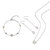 PANMILA 极光方糖水晶银饰 施华洛世奇幻彩元素 项链、手链、耳环(耳环)第5张高清大图