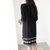 MISS LISA民族风气质宽松针织连衣裙女装时尚刺绣打底毛衣裙67110017(黑色 M)第3张高清大图
