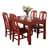 木巴实木餐桌椅组合现代简约长方形4人6人小户型西餐桌子吃饭用(YZ256 默认)第5张高清大图