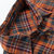 女士双袋带袖袢格子衬衫(B12032048BF S)第5张高清大图