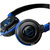 铁三角(audio-technica) ATH-S100 头戴式耳机 线控带麦 低音强劲 隔音好 黑蓝色第3张高清大图