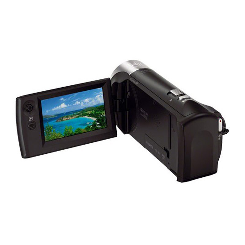 索尼(sony) hdr-cx240e/cx240 高清数码摄像机 家用摄像机(银色 套餐