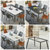 轻奢岩板餐桌 现代简约小户型家用高端长方形桌子纯白色 意式轻奢 餐桌椅组合书桌饭桌(潘多拉【1600*800*12】)第4张高清大图