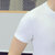 尊首(ZUNSHOU)2016新款男士T恤男士纯色领口双扣短袖T恤(浅灰色 L)第4张高清大图