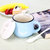 复古创意陶瓷杯大肚杯子 牛奶早餐杯咖啡杯 色釉马克杯可logo定制  大号350ml(粉红色)(小号150ml)第5张高清大图