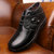 米斯康（MR.KANG）男鞋休闲鞋 高帮棉皮鞋加绒保暖鞋子冬季新款335(黑色 39)第5张高清大图