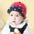 春秋季宝宝帽子婴儿男童儿童棒球鸭舌帽0-3-6-12个月新生儿男童女童鸭舌帽(深灰色)第3张高清大图