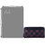 蔻驰(COACH) 男士黑色印红格PVC配皮长款钱包钱夹F22542(黑色)第2张高清大图