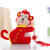 安吉宝贝金猴迎春猴年吉祥物毛绒猴子公仔生肖玩偶新年唐装猴挂饰年会礼品(抱枕猴-唐装红色 25cm)第2张高清大图
