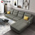 恒信家居 沙发 布艺沙发可拆洗小户型客厅整装现代简约家具 单人功能沙发椅HXMK-8901  1+3+贵(面左)总长约(灰色)第3张高清大图