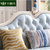 卡富丹 欧式沙发 头层真皮沙发客厅家具法式实木沙发带贵妃组合T5012(白色 整套沙发)第3张高清大图