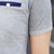 古莱登 夏季纯色翻领体恤衫男士韩版修身潮POLO衫男短袖T恤(深蓝色 XXL)第4张高清大图