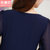 斯黛欧2016春装新款女装韩版修身拼接大码假两件套雪纺连衣裙1835(橘色 2XL)第5张高清大图