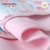 小米米minimoto 婴儿宝宝三角围巾口水巾多功能巾两条装(粉红色)第5张高清大图