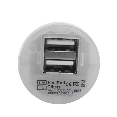 可鑫KX-018双USB迷你车载充电器