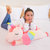 抖音同款独角兽公仔卡通毛绒玩具大号抱枕儿童礼物陪玩玩偶布娃娃(粉红 30厘米（0.14kg）胖版型)第2张高清大图