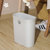 日本AKAW爱家屋垃圾桶夹缝客厅房间窄缝废纸篓窄缝纸篓厨房垃圾筒(白色)第3张高清大图