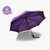 【皖霍】全自动晴雨伞折叠防紫外线三折男双人两用防晒太阳伞遮阳伞(咖啡色)第5张高清大图