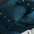 南极人60支长绒棉素色四件套纯棉被套床单床上用品四件套 月光蓝-青碧(月光蓝-青碧)第5张高清大图
