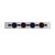卡西诺轨道插座壁挂式明装可移动电力轨道家用厨房插座专用接线板(P系五孔适配器（红铝环蓝灯）)第5张高清大图