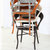 【京好】藤椅子茶几桌子现代简约环保 阳台休闲办公户外家具B79(斑马色款式 一桌两椅送坐垫)第2张高清大图