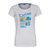 探路者新款T恤夏男女半袖速干圆领运动透气短袖TAJD81243(白色-女款)第5张高清大图